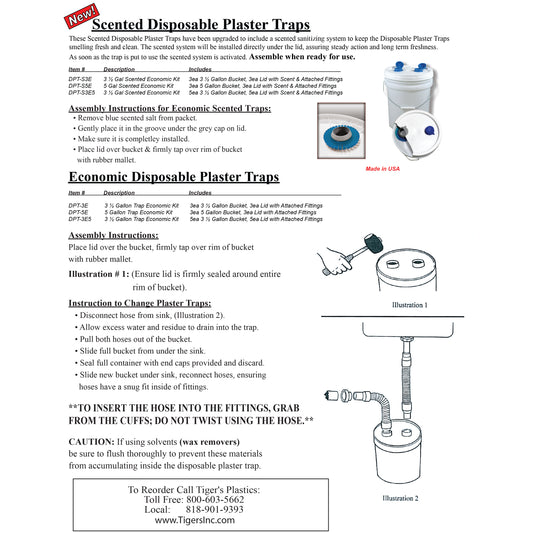 Disposable 3 in 1 Economic Trap